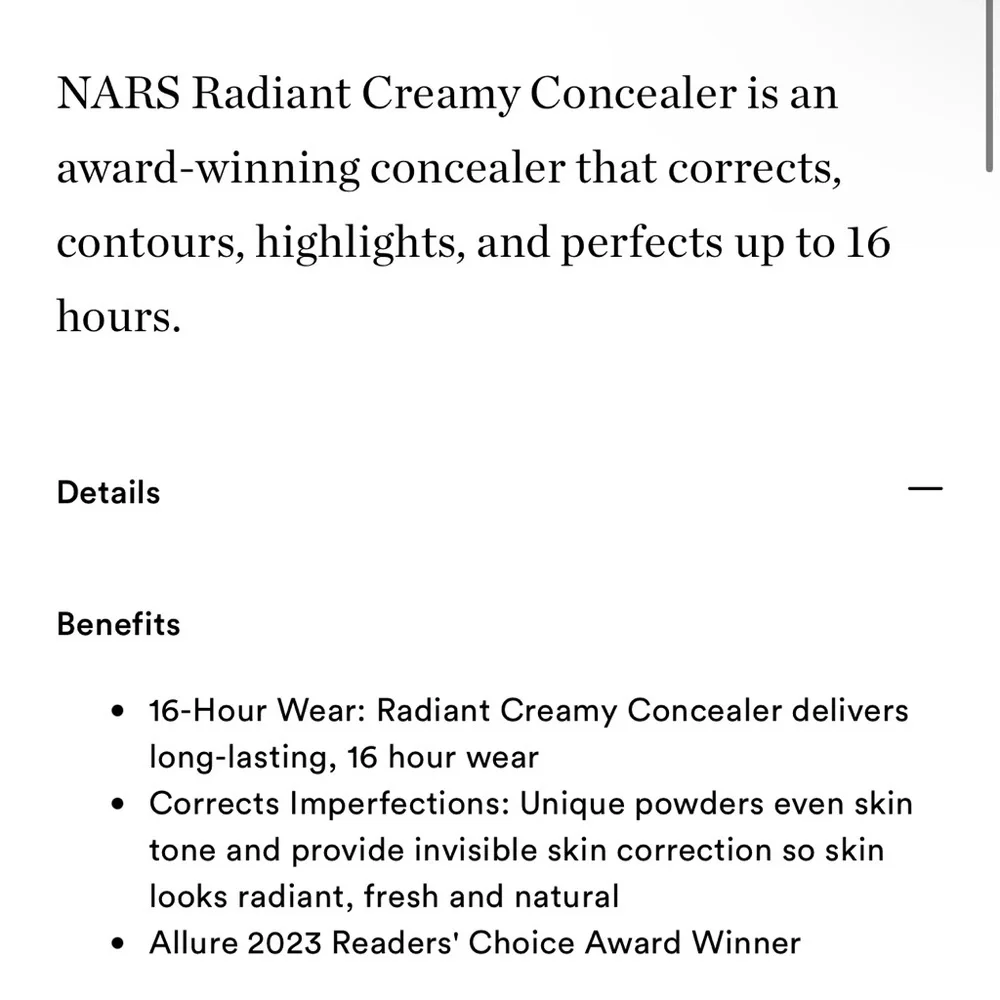 NARS (Light 2.8 Marron Glace) Radiant Creamy Concealer